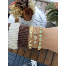 Jackferrero Kadın Altın Kaplama Bileklik 3 Lü  Set