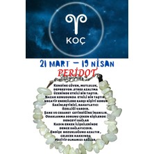 Gümüştel El Sanatları Koç Burcu Bileklik Orijinal Doğal Taş