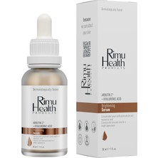 Rimu Health Products Cilt Tonu Eşitleyici ve Lekeli Ciltler Için Yüz Serumu 30 ml ( Arbutin %2 + Hyaluronic Acid)