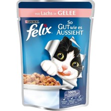 Felix Agail Somonlu Kedi Yaş Mama 85 Gr