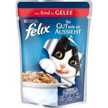 Felix Sığır Etli Kedi Maması 85 gr