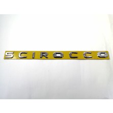 Behin Dizayn VOLKSWAGEN UYUMLU Scirocco Bagaj Yazısı 335mm-20mm