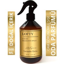 Lofty Lavanta Extra Oda ve Çamaşır Spreyi Oda Parfümü, Oda Kokusu, Koku Giderici Lavander Extra 500ML