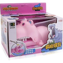 Sanlindou El-Bite Hippo Ebeveyn-Çocuk Etkileşimi Elektrikli Bite Hippo Diş Ekstraksiyonu Çocuk Zor Oyuncak (Pembe) (Yurt Dışından)