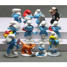 Sanlindou 12 Adet Elfler Smurfette Rakamlar Action Figure Oyuncak (Yurt Dışından)