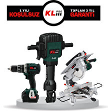 KL Pro  KLMS18-20 18VOLT/2,0AH Li-Ion Çift Akülü Vidalama Multi Set