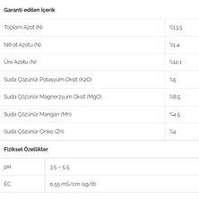 Cifo Vigormix - %100 İtalyan Cifo Gübresi- Bitki Gelişimi ve Meyve Kalitesi Artışı Sağlayan NK + Mikro Element Gübresi̇ Harmanlanmış 13,5 - 0 - 5 + (8,5 MgO) +ME EC Fertilizer - 2,5 kg