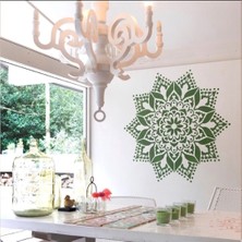 Mandala Art Fabric Lovely Büyük Boy Mandala Duvar Dekoratif Hazır Şablon 200 cm