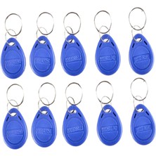 100 Adet Keyfob Yakınlık Kimlik Belirteci Etiketi Anahtar Fob Anahtarlık Erişim Kontrolü