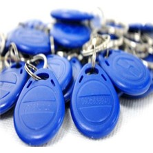 100 Adet Keyfob Yakınlık Kimlik Belirteci Etiketi Anahtar Fob Anahtarlık Erişim Kontrolü