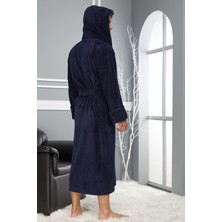 Nuşa Ns Gold Taç Nakış Bambu Cotton Erkek Erkek Bornozu