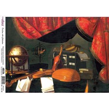 Cadence Müzik Aletleri Koleksiyonu - MI010 30*42 cm Pirinç Dekopaj