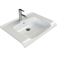 Turkuaz Seramik Cerastyle Anova 65 x 50 cm Etajerli Lavabo