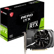 MSI VGA GEFORCE RTX 3060 AERO ITX 12G OC RTX3060 12GB GDDR6 192B DX12 PCIE 4.0 X16 (3XDP 1XHDMI)P 1XHDMI) Ekran Kartı