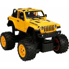 Sunman Rastar 1:14 Jeep Wrangler Rubicon Uzaktan Kumandalı Araba 28 cm 16119 Sarı Renk