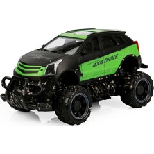 1:18 Uzaktan Kumandalı 4x4 Crazy Off-Road Araba 32121 Yeşil Siyah