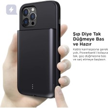 MAGPLUS Iphone 12 Pro Max Kablosuz Taşınabilir Manyetik Powerbank Ve Magsafe Uyumlu Kılıf, 5000mah