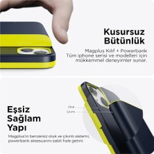 MAGPLUS Iphone 13 Kablosuz Taşınabilir Manyetik Powerbank Ve Magsafe Uyumlu Kılıf, 5000mah