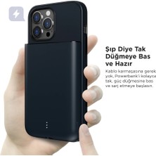 MAGPLUS Iphone 13 Pro Max Kablosuz Taşınabilir Manyetik Powerbank Ve Magsafe Uyumlu Kılıf, 5000mah