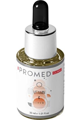 Promed C Vitamini ve Leke Önleyici Serum 30 ml + Kir ve Makyaj Kalıntılarını Temizleyici Tonik 250 ml