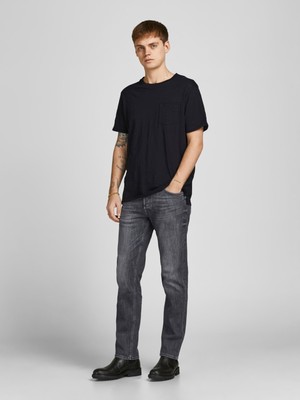 Jack & Jones Normal Bel Slim Fit Düz Erkek Denim Pantolon - 12206086_JjitimJjvintage Agi 236-12206086