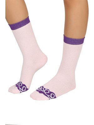 Mono Socks Nuty Purple Chocolate Donut Çorap