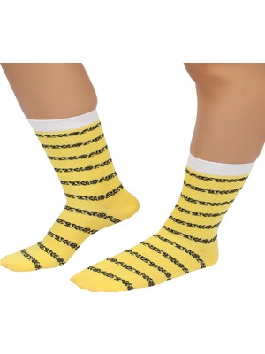 Mono Socks Unisex Renkli Lachs Maki Set B 3'lü Sushi Çorap