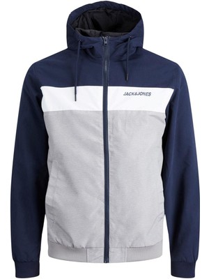 Jack & Jones Jjerush Blockıng Hood Bomber Noos Erkek Mont - 12200208