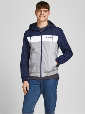 Jack & Jones Jjerush Blockıng Hood Bomber Noos Erkek Mont - 12200208