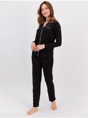 Pierre Cardin Kadın Gelin Modal Pamuk Gömlek Pijama Takımı 7717