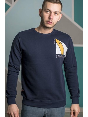 Noople Erkek Cluster Sweatshirt - Lacivert