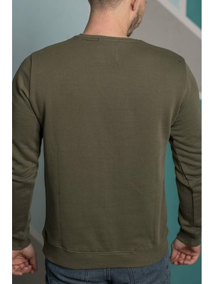 Noople Erkek Cluster Sweatshirt - Haki