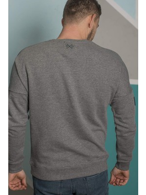 Noople Erkek Palm Sweatshirt - Antrasit