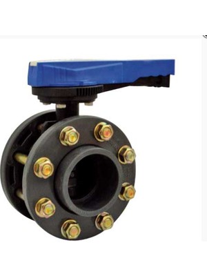 Pimtaş U-Pvc Flanşli Kelebek Vana (Takim) 125 mm Pi̇mtaş