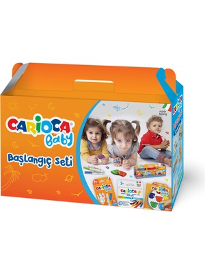 Carioca 4 Parça Boyama Bebek Başlangıç Seti Lino Boyama Rulosu 2-9 Yaş İçin
