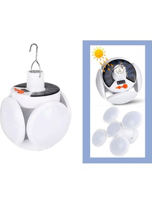 Limaks Solar Güneş Enerjisiyle Çalışan Beyaz Işık Şarjlı Acil Durum Şarj Lambası (Enerji Tasarruflu)