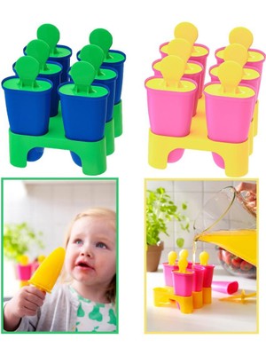 IKEA Chosigt Dondurma Kalıbı 6 Adet Kalıplı Yeşil