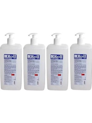Roll  Solüsyon El ve Cilt Dezenfektanı 1000 ml ( 4 Adet )