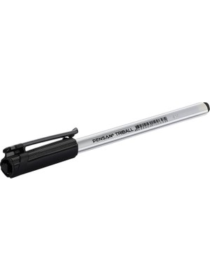 Pensan Triball 1mm Üçgen Gövdeli Tükenmez Kalem 12'li Kutu Siyah