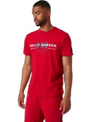 Helly Hansen Rwb Graphic Erkek Kırmızı Tişört