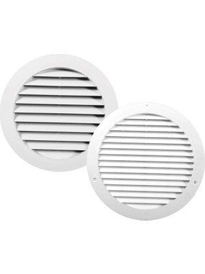 Afs Raksan 015 230 x Q200 mm Yuvarlak Kanala Bağlanabilir Yuvarlak Panjur