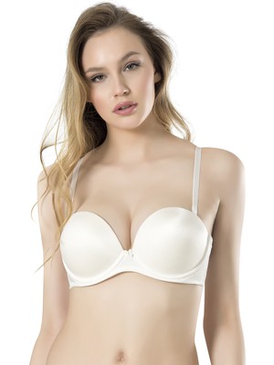 Fabony 3040 Basic Duble Dolgulu Straplez Tek Sütyen