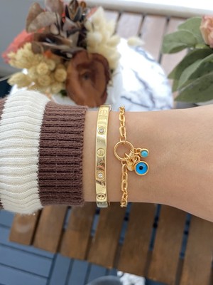 Jackferrero Kadın Altın Kaplama Bileklik 2 Li Set