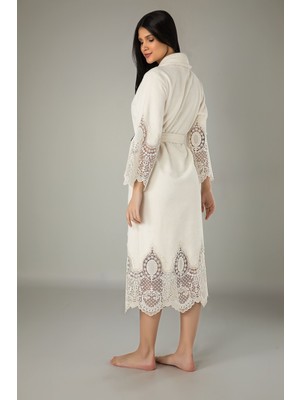Nuşa Uzun Şalyaka Dantelli Bambo Cotton