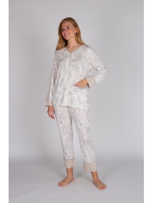 Hays Kadın Büyük Beden Uzun Pijama Takımı