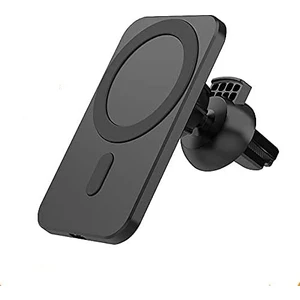 Magsafe iPhone Uyumlu 12 Pro Max Mini Akıllı Telefon Tutucu Hızlı Şarj Istasyonu Için 15W Manyetik Kablosuz Şarj Cihazı Araba Kablosuz Şarj Cihazları