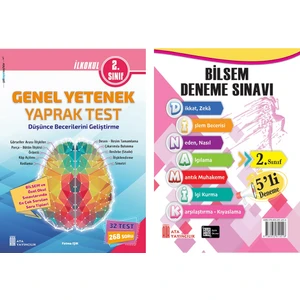 Ata Yayıncılık  2. Sınıf Bilsem Sınavlarına Hazırlık Test + 5 Li Deneme Sınavı