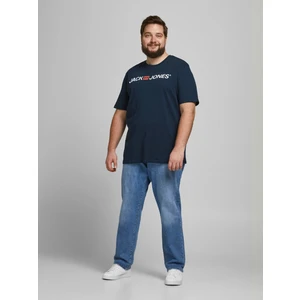 Jack & Jones Logolu Büyük Beden Tişört 2xl 3xl 4xl 12184987