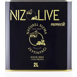 Niz Olive Memecik Naturel Sızma Soğuk Sıkım Zeytin Yağı 2 Lt