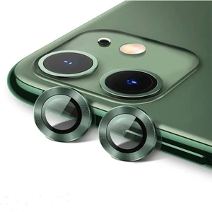 Apple Apple iPhone 12  Mini Metal Çerçeveli (Yeşil) Kamera Koruma Lensi